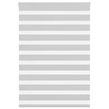Vidaxx store enrouleur zèbre 110x100 cm largeur de tissu 105,9 cm gris clair
