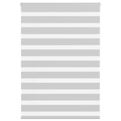 VidaXL store enrouleur zèbre 115x100 cm largeur de tissu 110,9 cm gris clair