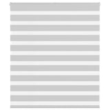VidaXL store enrouleur zèbre 120x100 cm largeur de tissu 115,9 cm gris clair