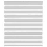 VidaXL store enrouleur zèbre 135x100 cm largeur de tissu 130,9 cm gris clair