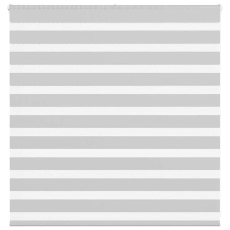 VidaXL store enrouleur zèbre 145x100 cm largeur de tissu 140,9 cm gris clair