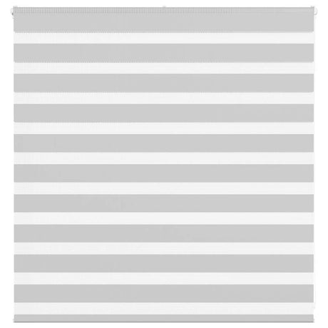 VidaXL store enrouleur zèbre 150x100 cm largeur de tissu 145,9 cm gris clair