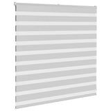 VidaXL store enrouleur zèbre 150x100 cm largeur de tissu 145,9 cm gris clair