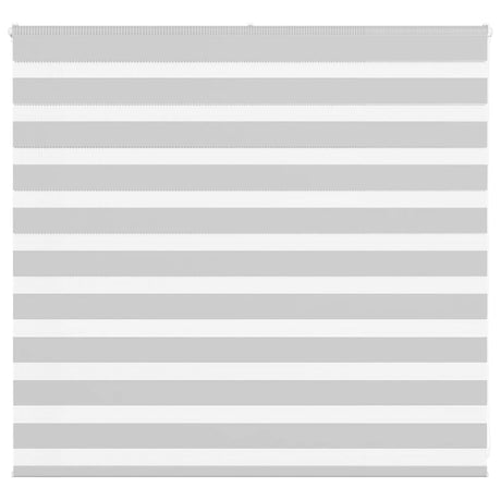 VidaXL store enrouleur zèbre 155x100 cm largeur de tissu 150,9 cm gris clair