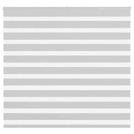 VidaXL store enrouleur zèbre 165x100 cm largeur de tissu 160,9 cm gris clair