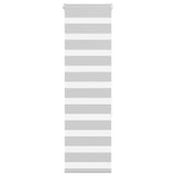 VidaXL store enrouleur zèbre 45x150 cm largeur de tissu 40,9 cm gris clair