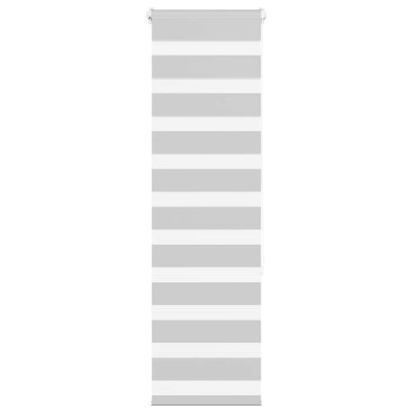 VidaXL store enrouleur zèbre 45x150 cm largeur de tissu 40,9 cm gris clair