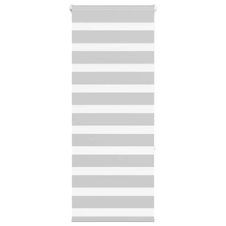 VidaXL store enrouleur zèbre 55x150 cm largeur de tissu 50,9 cm gris clair