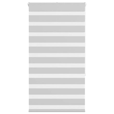 VidaXL store enrouleur zèbre 70x150 cm largeur de tissu 65,9 cm gris clair
