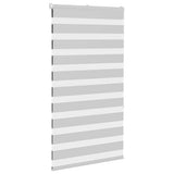 VidaXL store enrouleur zèbre 75x150 cm largeur de tissu 70,9 cm gris clair