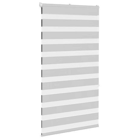 Vidaxx store enrouleur zèbre 90x150 cm largeur de tissu 85,9 cm gris clair