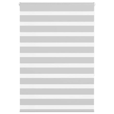 VidaXL store enrouleur zèbre 105x150 cm largeur de tissu 100,9 cm gris clair