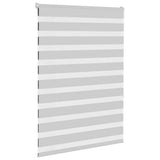 Vidaxl Zebra roller blind 110x150 cm fabric width 105.9 cm light gray