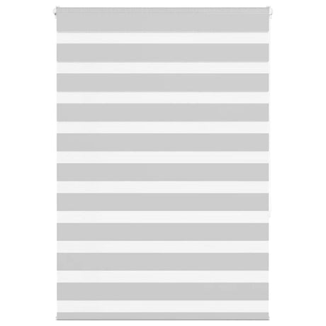VidaXL store enrouleur zèbre 115x150 cm largeur de tissu 110,9 cm gris clair
