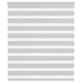 VidaXL store enrouleur zèbre 120x150 cm largeur de tissu 115,9 cm gris clair