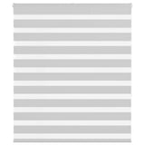 VidaXL store enrouleur zèbre 105x150 cm largeur de tissu 100,9 cm gris clair