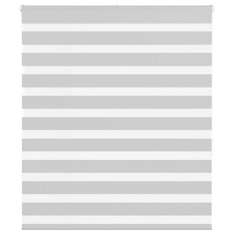 VidaXL store enrouleur zèbre 105x150 cm largeur de tissu 100,9 cm gris clair