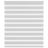 VidaXL store enrouleur zèbre 135x150 cm largeur de tissu 130,9 cm gris clair