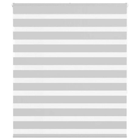VidaXL store enrouleur zèbre 135x150 cm largeur de tissu 130,9 cm gris clair