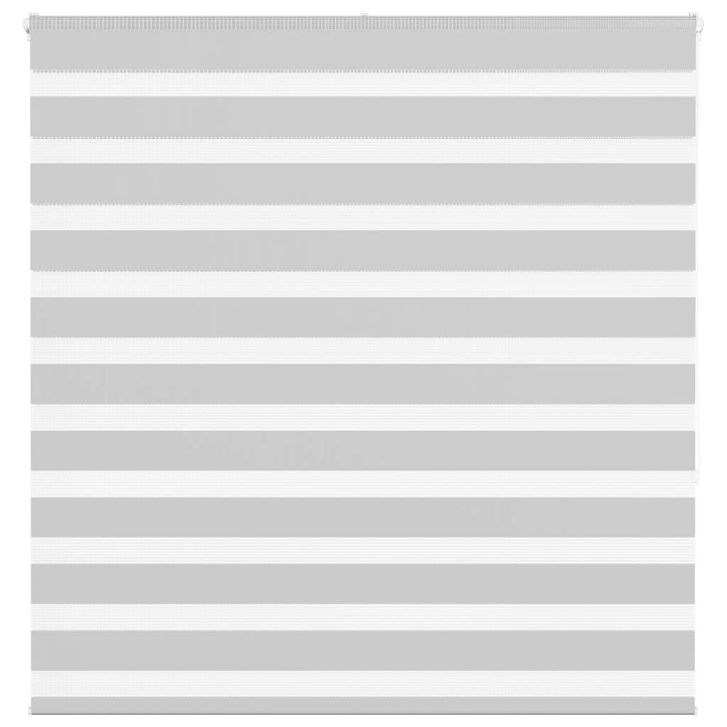VidaXL store enrouleur zèbre 140x150 cm largeur de tissu 135,9 cm gris clair