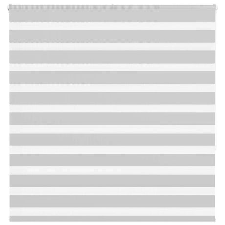 VidaXL store enrouleur zèbre 140x150 cm largeur de tissu 135,9 cm gris clair