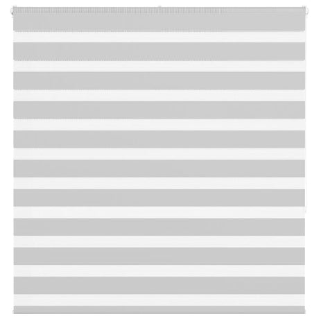 VidaXL store enrouleur zèbre 145x150 cm largeur de tissu 140,9 cm gris clair