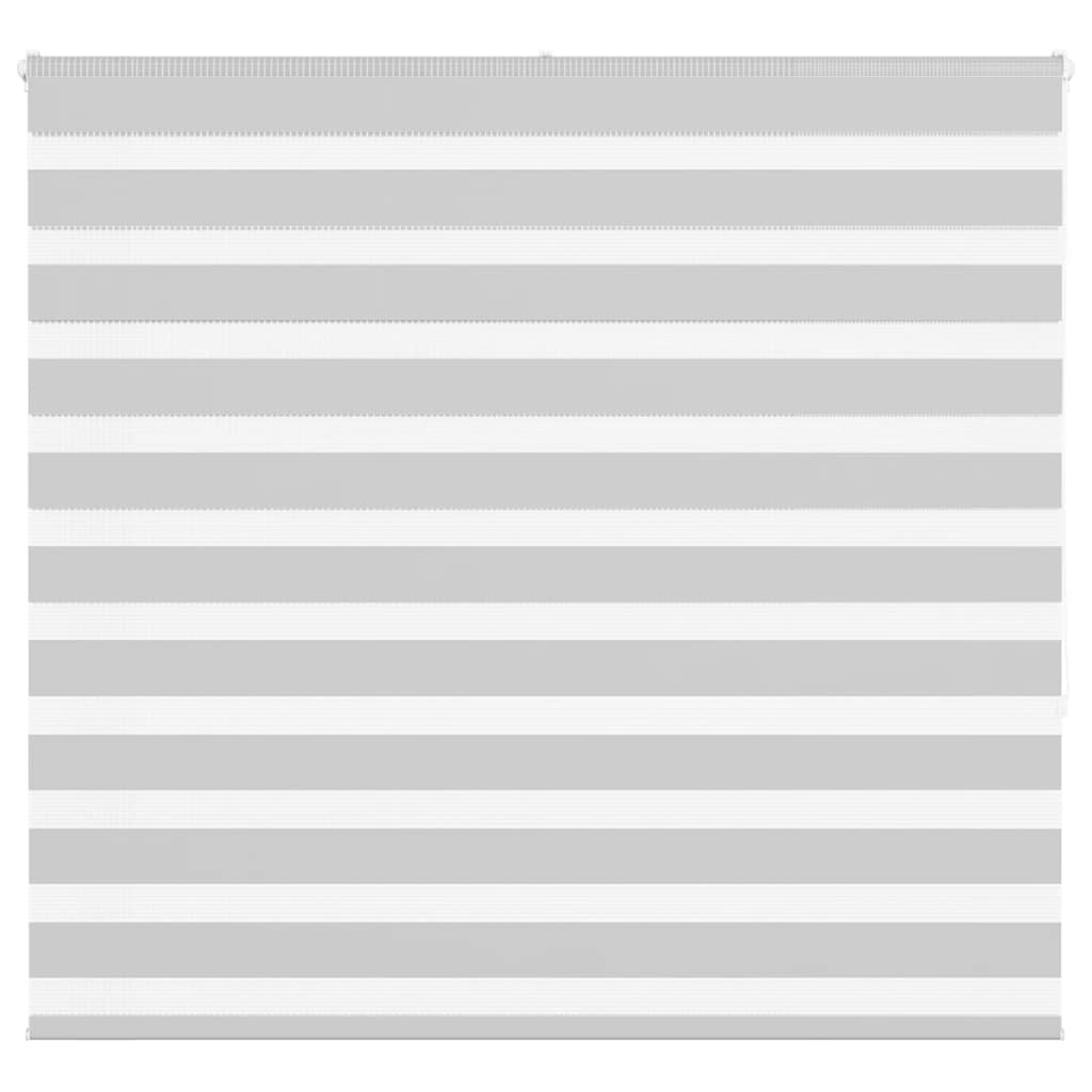 VidaXL store enrouleur zèbre 155x150 cm largeur de tissu 150,9 cm gris clair