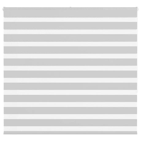 VidaXL store enrouleur zèbre 160x150 cm largeur de tissu 155,9 cm gris clair