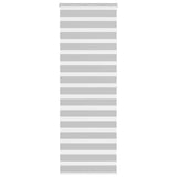 VidaXL store enrouleur zèbre 75x200 cm largeur de tissu 70,9 cm gris clair