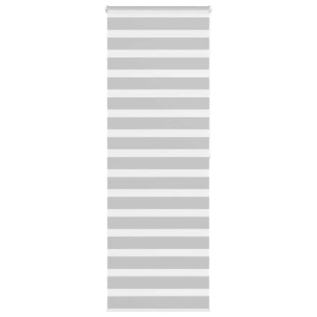 VidaXL store enrouleur zèbre 75x200 cm largeur de tissu 70,9 cm gris clair