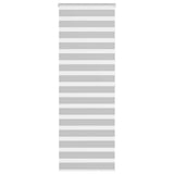 VidaXL store enrouleur zèbre 80x200 cm largeur de tissu 75,9 cm gris clair
