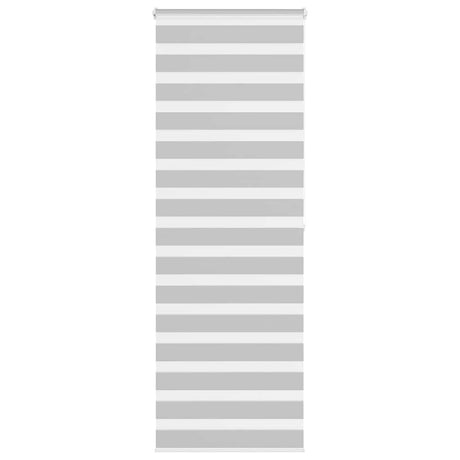 VidaXL store enrouleur zèbre 80x200 cm largeur de tissu 75,9 cm gris clair