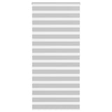 VidaXL store enrouleur zèbre 95x200 cm largeur de tissu 90,9 cm gris clair