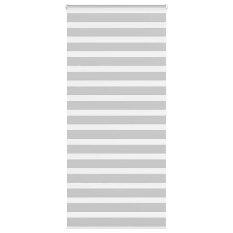 VidaXL store enrouleur zèbre 95x200 cm largeur de tissu 90,9 cm gris clair