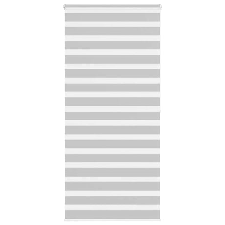 VidaXL store enrouleur zèbre 105x200 cm largeur de tissu 100,9 cm gris clair
