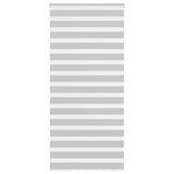 VidaXL store enrouleur zèbre 110x200 cm largeur de tissu 105,9 cm gris clair