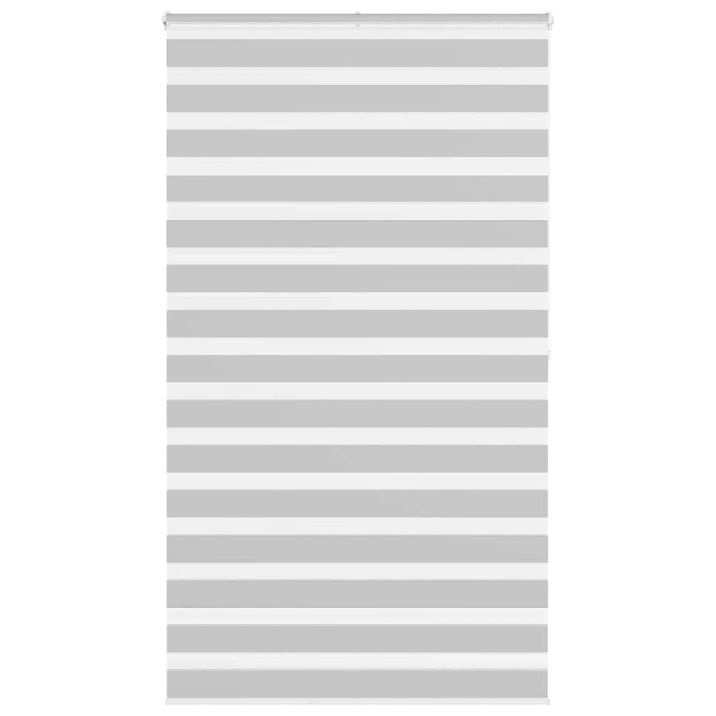 VidaXL store enrouleur zèbre 120x200 cm largeur de tissu 115,9 cm gris clair