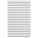 VidaXL store enrouleur zèbre 150x200 cm largeur de tissu 145,9 cm gris clair