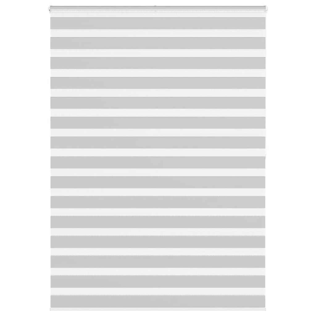 VidaXL store enrouleur zèbre 160x200 cm largeur de tissu 155,9 cm gris clair