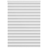 VidaXL store enrouleur zèbre 160x200 cm largeur de tissu 155,9 cm gris clair