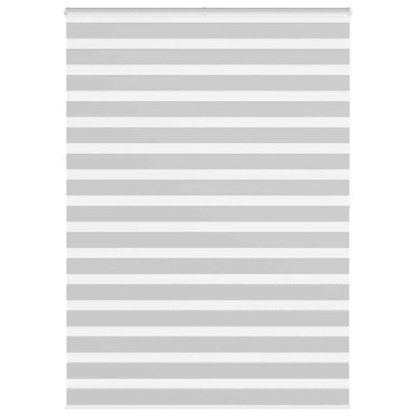 VidaXL store enrouleur zèbre 160x200 cm largeur de tissu 155,9 cm gris clair
