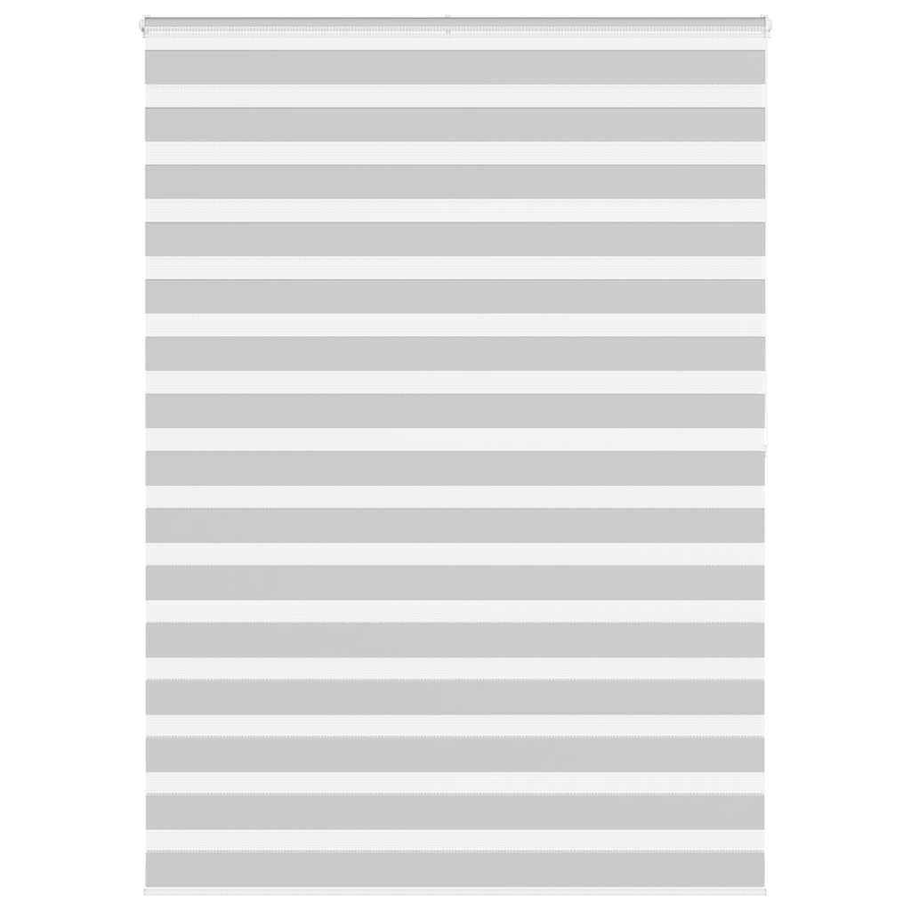 VidaXL store enrouleur zèbre 165x200 cm largeur de tissu 160,9 cm gris clair