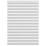 VidaXL store enrouleur zèbre 165x200 cm largeur de tissu 160,9 cm gris clair