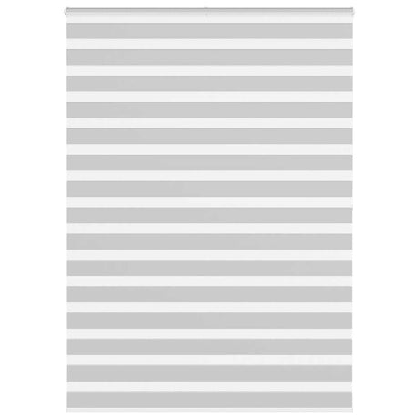VidaXL store enrouleur zèbre 165x200 cm largeur de tissu 160,9 cm gris clair