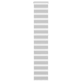 VidaXL store enrouleur zèbre 45x230 cm largeur de tissu 40,9 cm gris clair