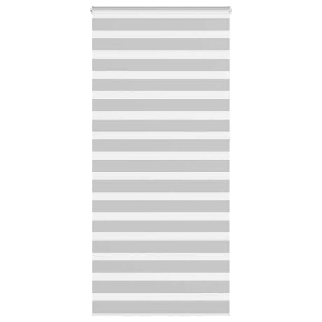 VidaXL store enrouleur zèbre 105x230 cm largeur de tissu 100,9 cm gris clair