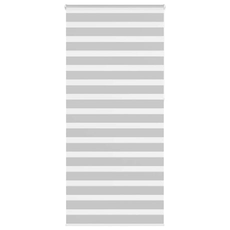 VidaXL store enrouleur zèbre 110x230 cm largeur de tissu 105,9 cm gris clair