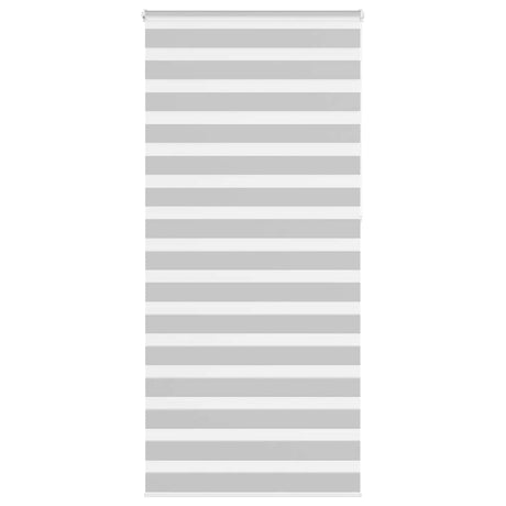 VidaXL store enrouleur zèbre 115x230 cm largeur de tissu 110,9 cm gris clair