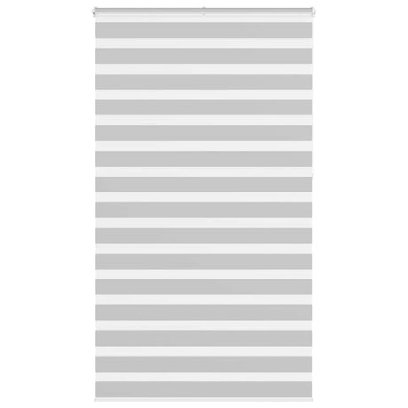 Vidaxx store enrouleur zèbre 125x230 cm largeur de tissu 120,9 cm gris clair