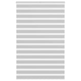 VidaXL store enrouleur zèbre 145x230 cm largeur de tissu 140,9 cm gris clair